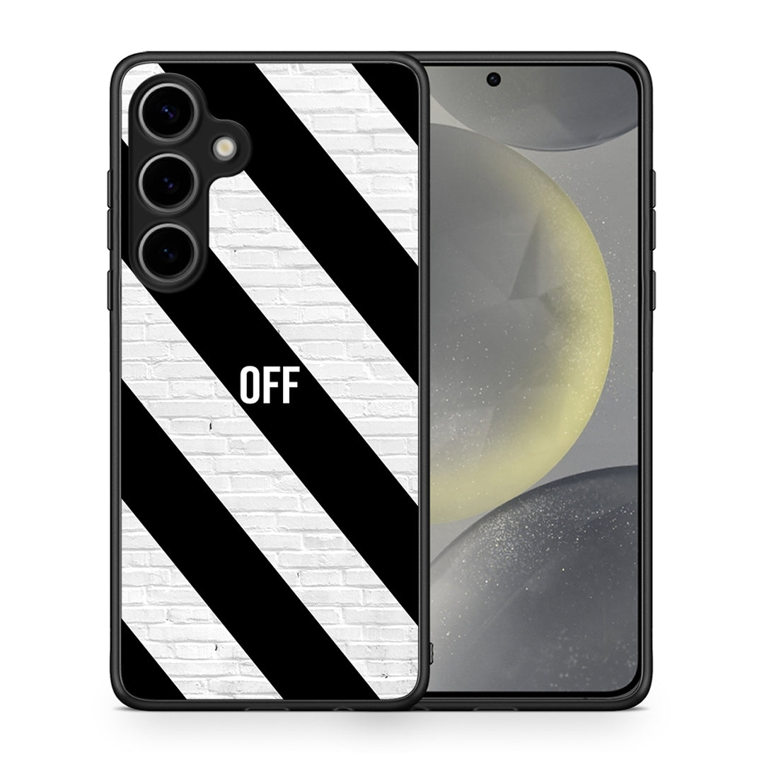 Θήκη Samsung Galaxy S25 Plus Get Off από τη Smartfits με σχέδιο στο πίσω μέρος και μαύρο περίβλημα | Samsung Galaxy S25 Plus Get Off case with colorful back and black bezels