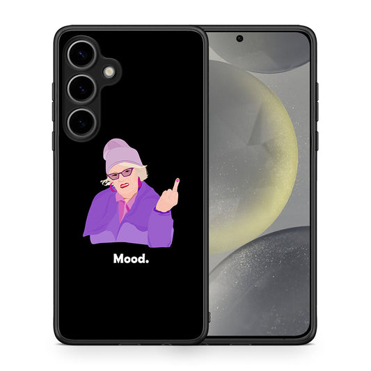 Θήκη Samsung Galaxy S25 Plus Grandma Mood Black από τη Smartfits με σχέδιο στο πίσω μέρος και μαύρο περίβλημα | Samsung Galaxy S25 Plus Grandma Mood Black case with colorful back and black bezels