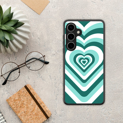 Green Hearts - Samsung Galaxy S25 Plus θήκη