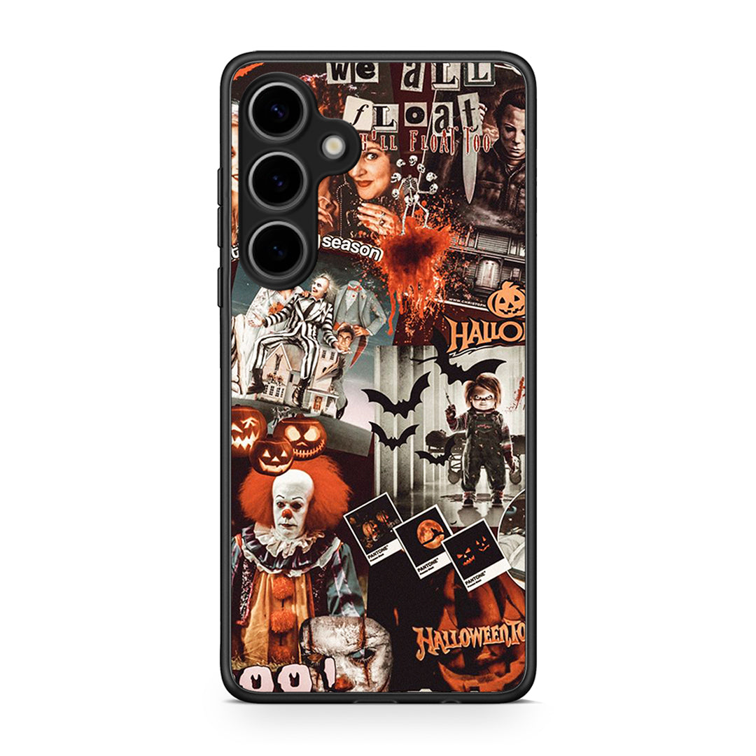 Samsung Galaxy S25 Plus Halloween Spooky Season Θήκη από τη Smartfits με σχέδιο στο πίσω μέρος και μαύρο περίβλημα | Smartphone case with colorful back and black bezels by Smartfits