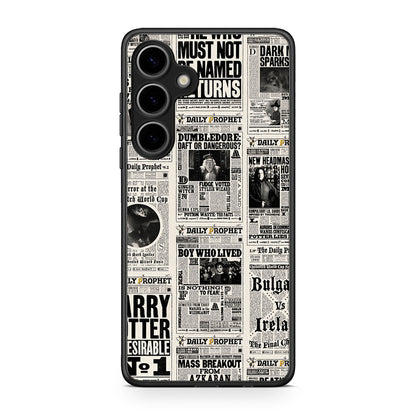 Samsung Galaxy S25 Plus Harry Paper θήκη από τη Smartfits με σχέδιο στο πίσω μέρος και μαύρο περίβλημα | Smartphone case with colorful back and black bezels by Smartfits