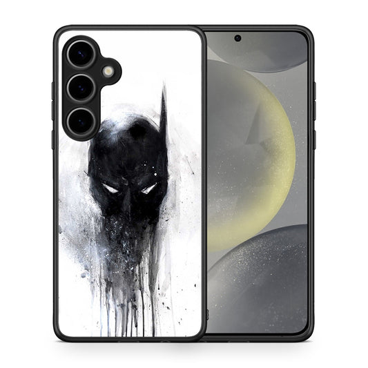 Θήκη Samsung Galaxy S25 Plus Paint Bat Hero από τη Smartfits με σχέδιο στο πίσω μέρος και μαύρο περίβλημα | Samsung Galaxy S25 Plus Paint Bat Hero case with colorful back and black bezels