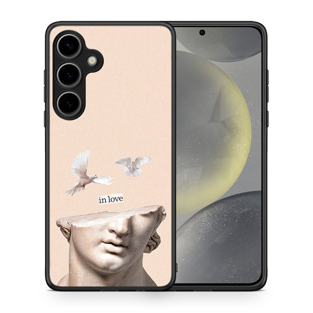 Θήκη Samsung Galaxy S25 Plus In Love από τη Smartfits με σχέδιο στο πίσω μέρος και μαύρο περίβλημα | Samsung Galaxy S25 Plus In Love case with colorful back and black bezels