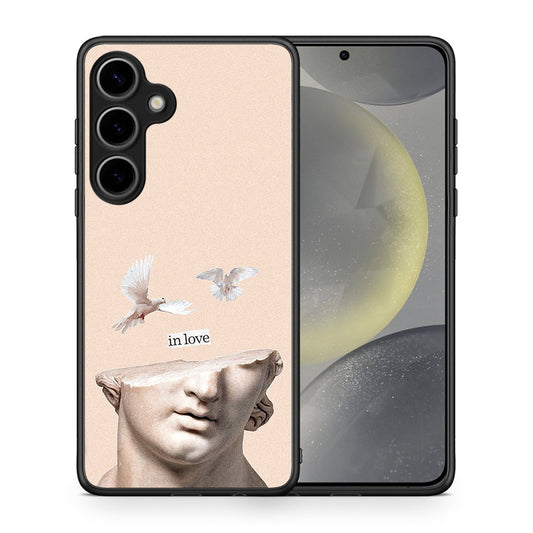 Θήκη Samsung Galaxy S25 Plus In Love από τη Smartfits με σχέδιο στο πίσω μέρος και μαύρο περίβλημα | Samsung Galaxy S25 Plus In Love case with colorful back and black bezels