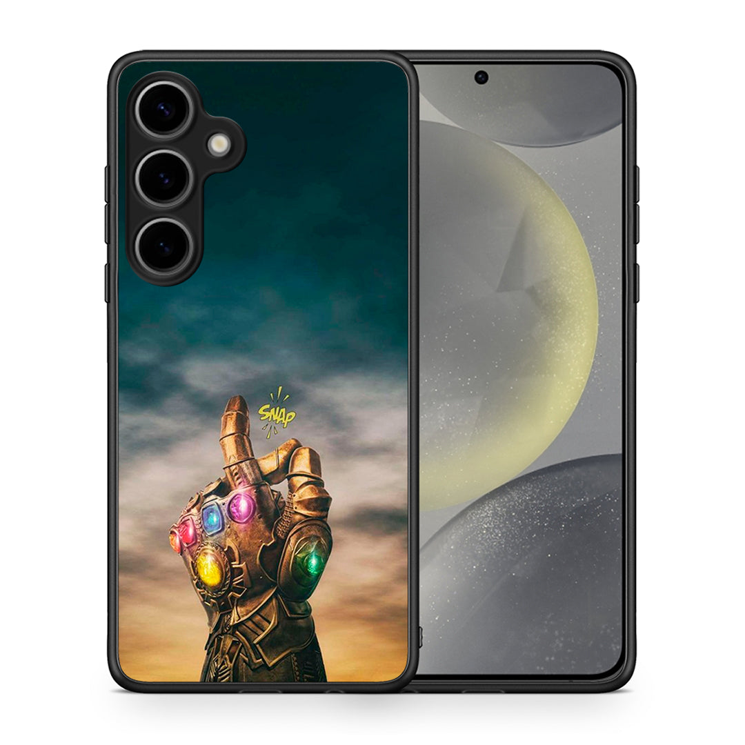 Θήκη Samsung Galaxy S25 Plus Infinity Snap από τη Smartfits με σχέδιο στο πίσω μέρος και μαύρο περίβλημα | Samsung Galaxy S25 Plus Infinity Snap case with colorful back and black bezels