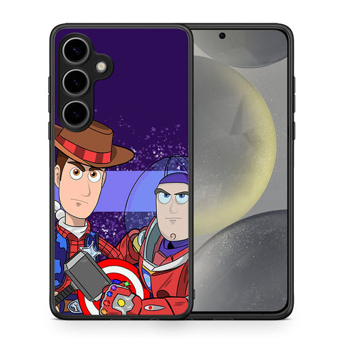 Θήκη Samsung Galaxy S25 Plus Infinity Story από τη Smartfits με σχέδιο στο πίσω μέρος και μαύρο περίβλημα | Samsung Galaxy S25 Plus Infinity Story case with colorful back and black bezels