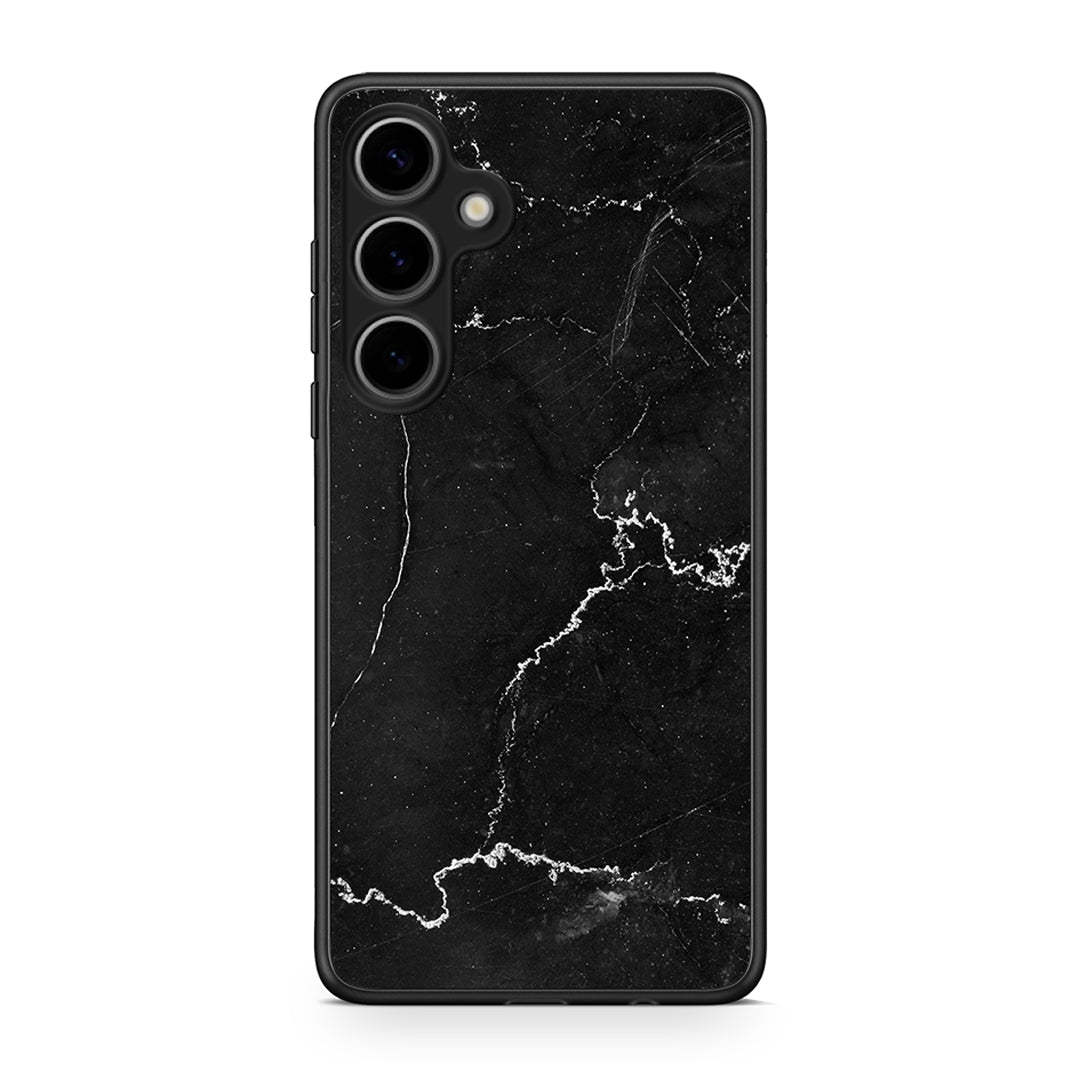 Samsung Galaxy S25 Plus Marble Black θήκη από τη Smartfits με σχέδιο στο πίσω μέρος και μαύρο περίβλημα | Smartphone case with colorful back and black bezels by Smartfits
