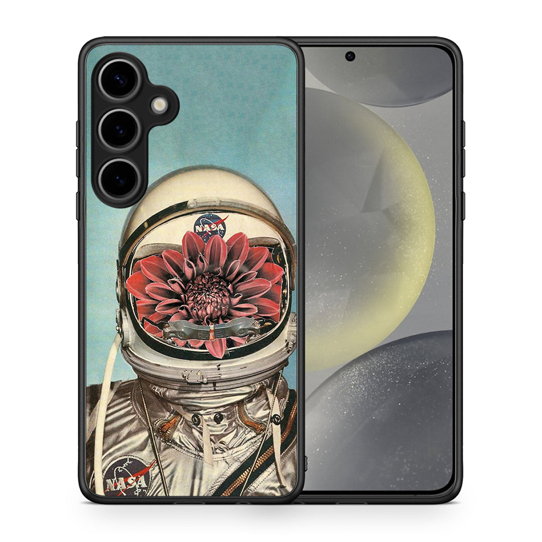 Θήκη Samsung Galaxy S25 Plus Nasa Bloom από τη Smartfits με σχέδιο στο πίσω μέρος και μαύρο περίβλημα | Samsung Galaxy S25 Plus Nasa Bloom case with colorful back and black bezels