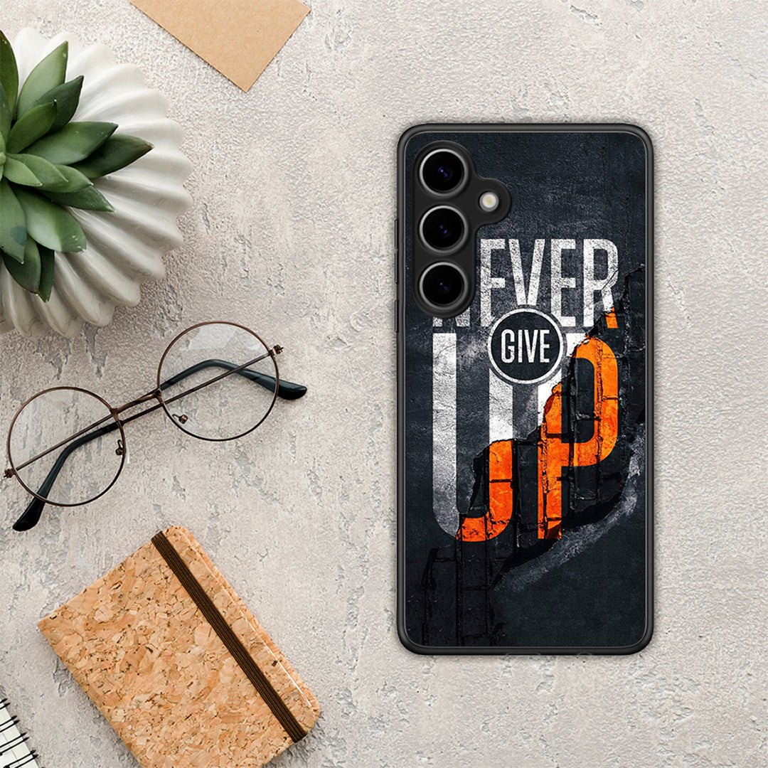 Never Give Up - Samsung Galaxy S25 Plus θήκη