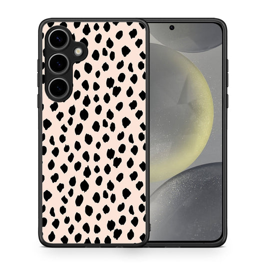 Θήκη Samsung Galaxy S25 Plus New Polka Dots από τη Smartfits με σχέδιο στο πίσω μέρος και μαύρο περίβλημα | Samsung Galaxy S25 Plus New Polka Dots case with colorful back and black bezels