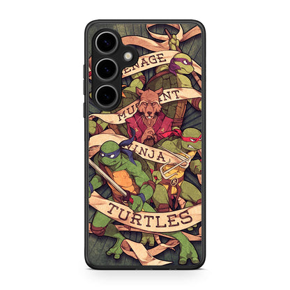 Samsung Galaxy S25 Plus Ninja Turtles θήκη από τη Smartfits με σχέδιο στο πίσω μέρος και μαύρο περίβλημα | Smartphone case with colorful back and black bezels by Smartfits