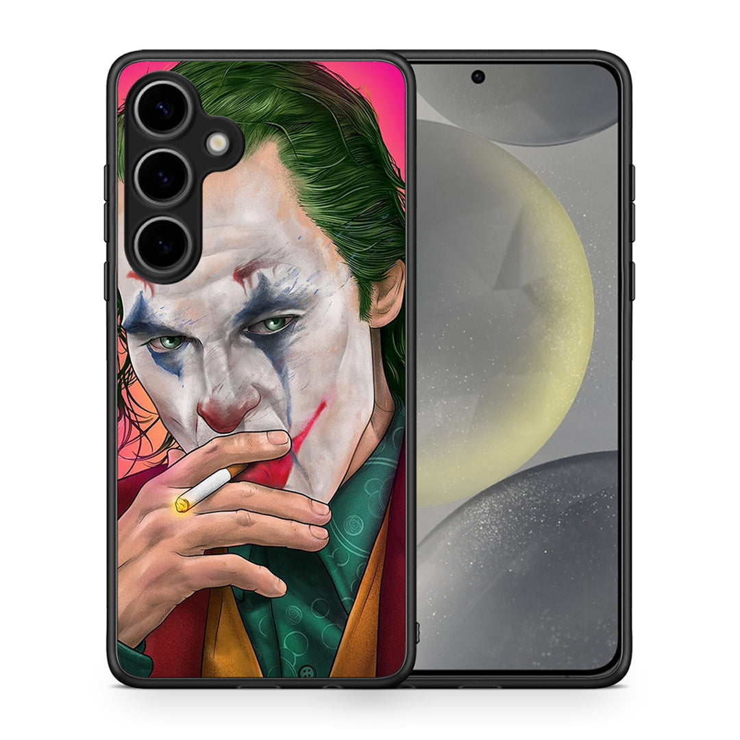 Θήκη Samsung Galaxy S25 Plus JokesOnU PopArt από τη Smartfits με σχέδιο στο πίσω μέρος και μαύρο περίβλημα | Samsung Galaxy S25 Plus JokesOnU PopArt case with colorful back and black bezels