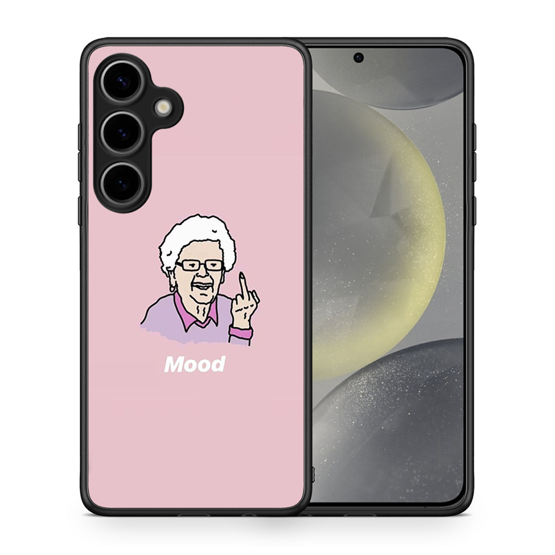 Θήκη Samsung Galaxy S25 Plus Mood PopArt από τη Smartfits με σχέδιο στο πίσω μέρος και μαύρο περίβλημα | Samsung Galaxy S25 Plus Mood PopArt case with colorful back and black bezels