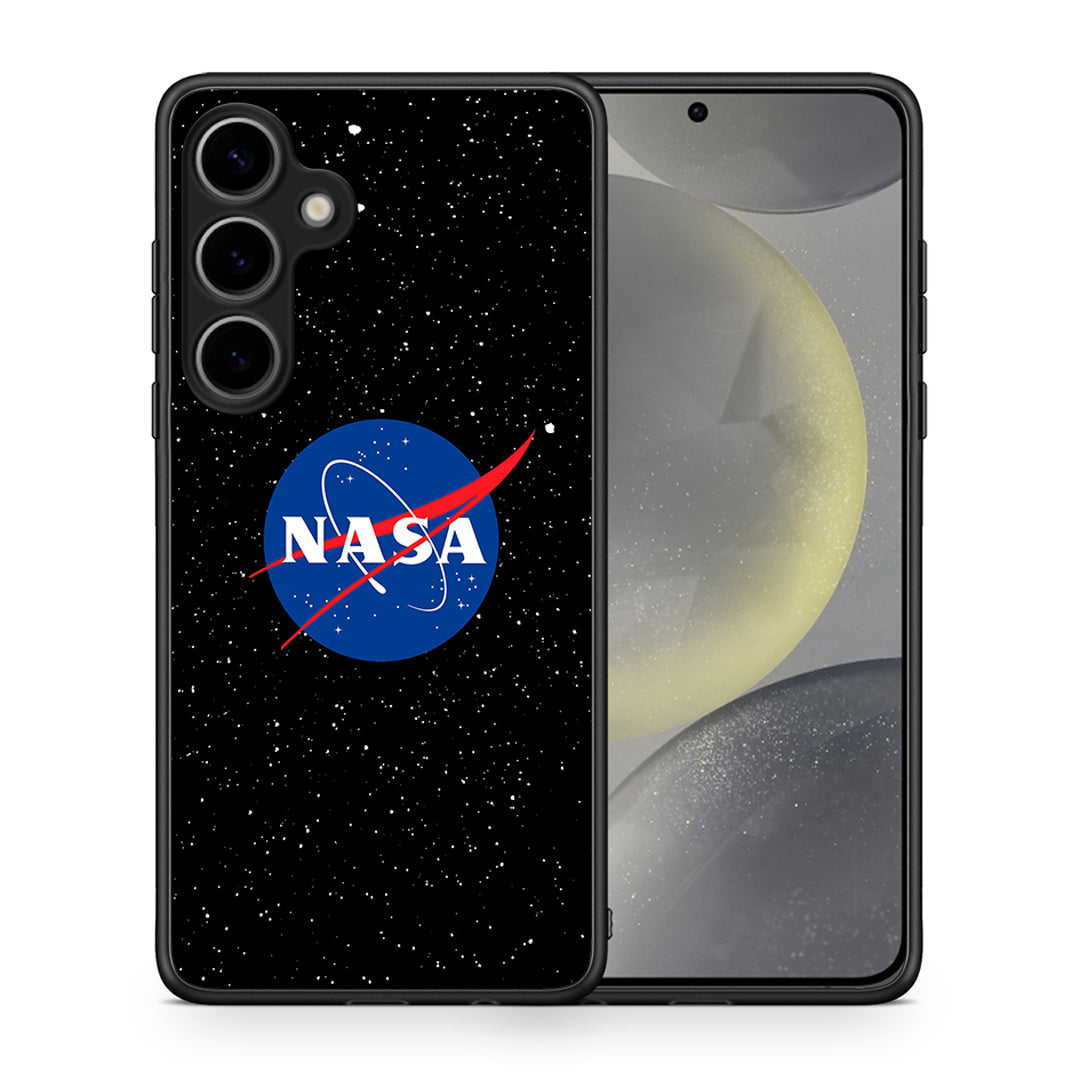 Θήκη Samsung Galaxy S25 Plus NASA PopArt από τη Smartfits με σχέδιο στο πίσω μέρος και μαύρο περίβλημα | Samsung Galaxy S25 Plus NASA PopArt case with colorful back and black bezels