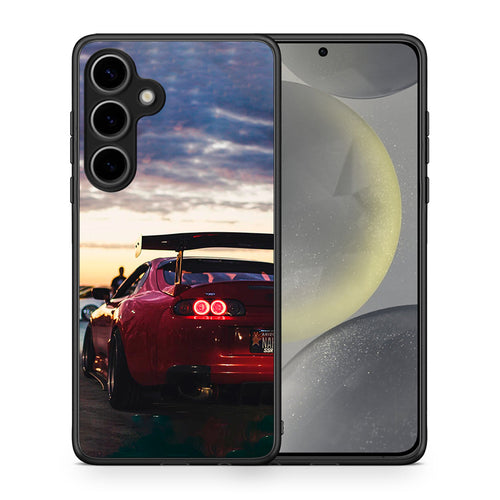 Θήκη Samsung Galaxy S25 Plus Racing Supra από τη Smartfits με σχέδιο στο πίσω μέρος και μαύρο περίβλημα | Samsung Galaxy S25 Plus Racing Supra case with colorful back and black bezels