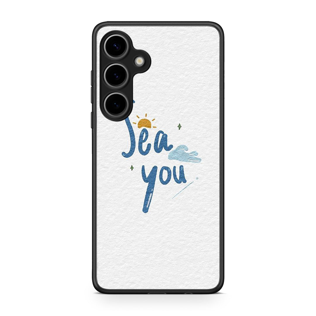 Samsung Galaxy S25 Plus Sea You Θήκη από τη Smartfits με σχέδιο στο πίσω μέρος και μαύρο περίβλημα | Smartphone case with colorful back and black bezels by Smartfits