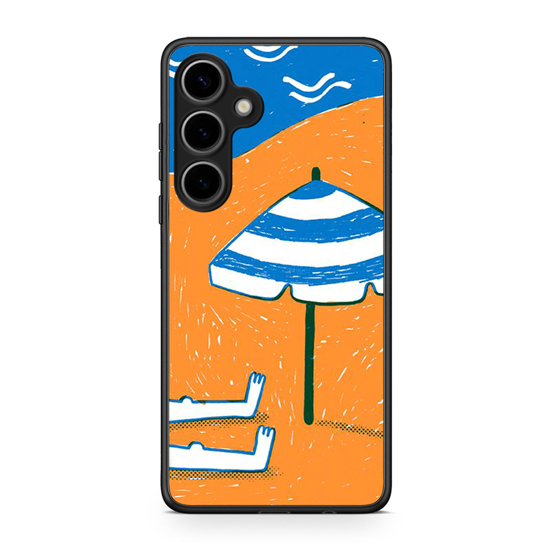Samsung Galaxy S25 Plus Summering Θήκη από τη Smartfits με σχέδιο στο πίσω μέρος και μαύρο περίβλημα | Smartphone case with colorful back and black bezels by Smartfits