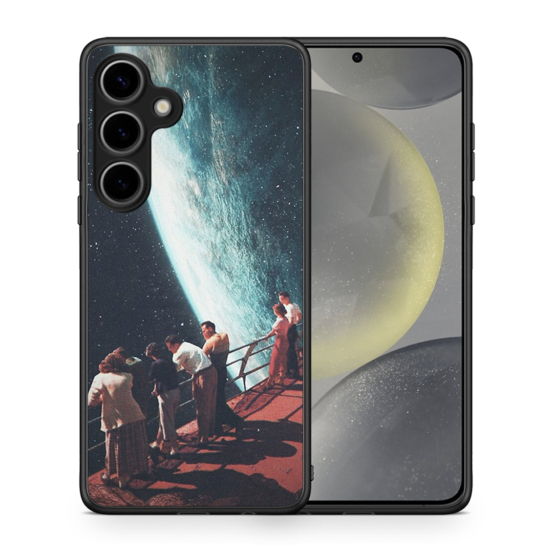 Θήκη Samsung Galaxy S25 Plus Surreal View από τη Smartfits με σχέδιο στο πίσω μέρος και μαύρο περίβλημα | Samsung Galaxy S25 Plus Surreal View case with colorful back and black bezels