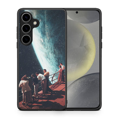 Θήκη Samsung Galaxy S25 Plus Surreal View από τη Smartfits με σχέδιο στο πίσω μέρος και μαύρο περίβλημα | Samsung Galaxy S25 Plus Surreal View case with colorful back and black bezels