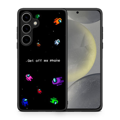 Θήκη Samsung Galaxy S25 Plus AFK Text από τη Smartfits με σχέδιο στο πίσω μέρος και μαύρο περίβλημα | Samsung Galaxy S25 Plus AFK Text case with colorful back and black bezels