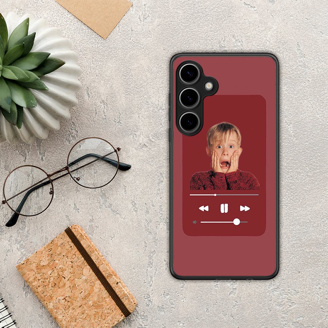 Xmas Alone Music - Samsung Galaxy S25 Plus θήκη
