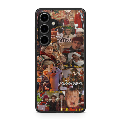 Samsung Galaxy S25 Plus Xmas Wishes θήκη από τη Smartfits με σχέδιο στο πίσω μέρος και μαύρο περίβλημα | Smartphone case with colorful back and black bezels by Smartfits