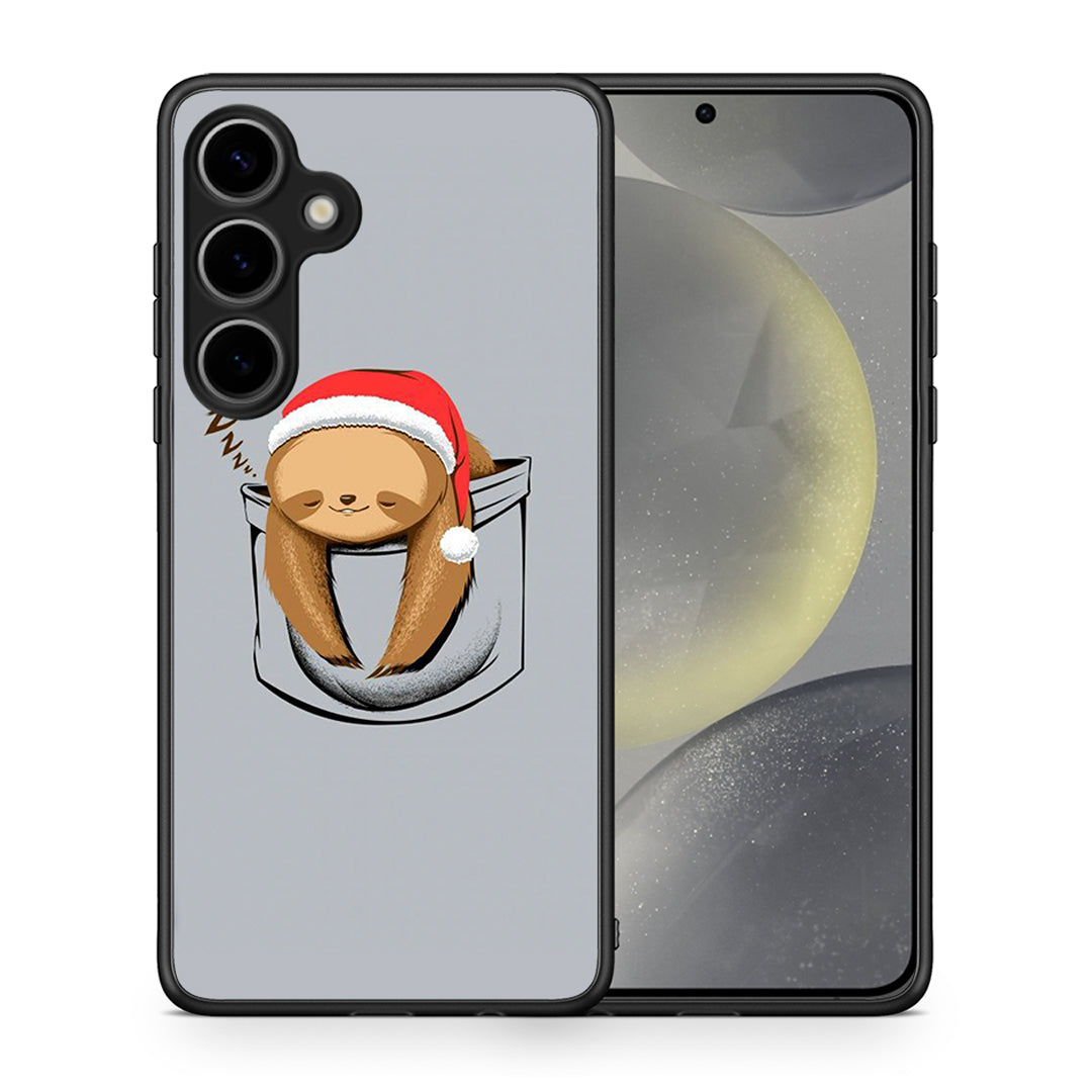 Θήκη Samsung Galaxy S25 Plus Xmas Zzzz από τη Smartfits με σχέδιο στο πίσω μέρος και μαύρο περίβλημα | Samsung Galaxy S25 Plus Xmas Zzzz case with colorful back and black bezels