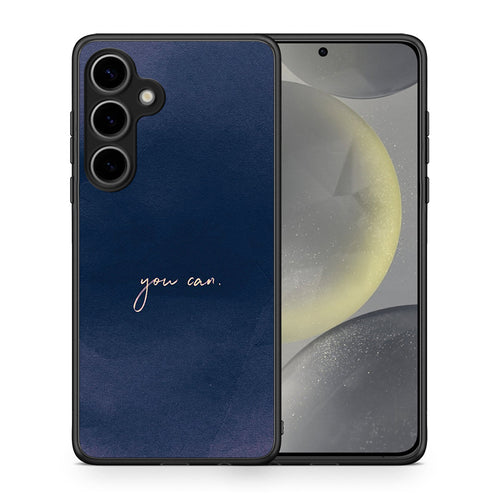 Θήκη Samsung Galaxy S25 Plus You Can από τη Smartfits με σχέδιο στο πίσω μέρος και μαύρο περίβλημα | Samsung Galaxy S25 Plus You Can case with colorful back and black bezels