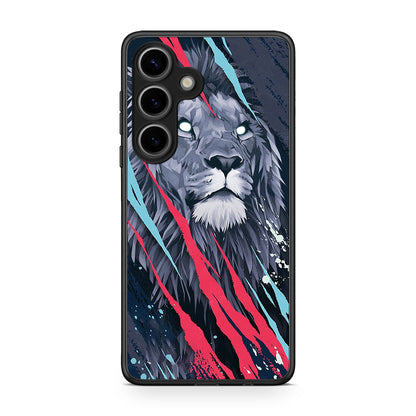 4 - Samsung Galaxy S25 Lion Designer PopArt case, cover, bumper