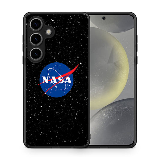 Θήκη Samsung Galaxy S25 NASA PopArt από τη Smartfits με σχέδιο στο πίσω μέρος και μαύρο περίβλημα | Samsung Galaxy S25 NASA PopArt case with colorful back and black bezels