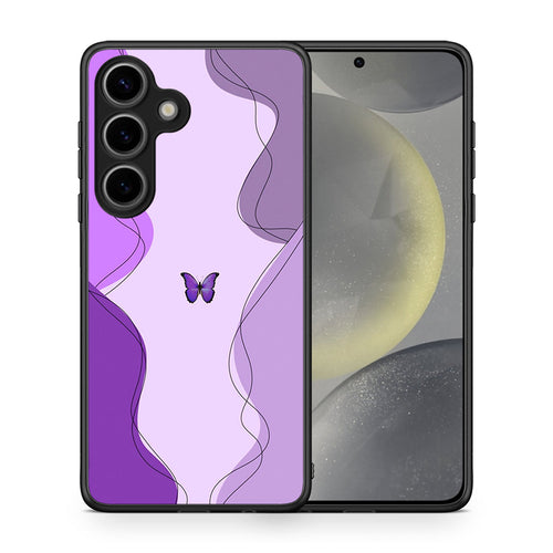 Purple Mariposa - Samsung Galaxy S25 θήκη