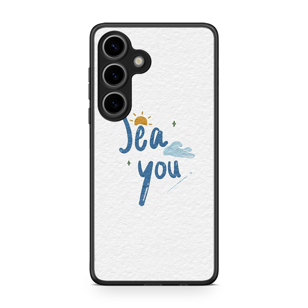 Samsung Galaxy S25 Sea You Θήκη από τη Smartfits με σχέδιο στο πίσω μέρος και μαύρο περίβλημα | Smartphone case with colorful back and black bezels by Smartfits