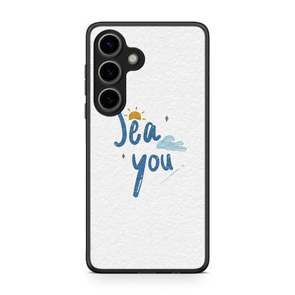 Samsung Galaxy S25 Sea You Θήκη από τη Smartfits με σχέδιο στο πίσω μέρος και μαύρο περίβλημα | Smartphone case with colorful back and black bezels by Smartfits