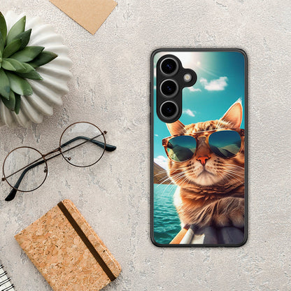 Summer Cat - Samsung Galaxy S25 θήκη