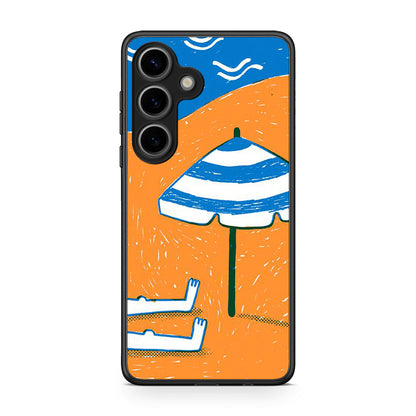Samsung Galaxy S25 Summering Θήκη από τη Smartfits με σχέδιο στο πίσω μέρος και μαύρο περίβλημα | Smartphone case with colorful back and black bezels by Smartfits