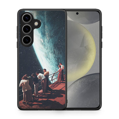 Θήκη Samsung Galaxy S25 Surreal View από τη Smartfits με σχέδιο στο πίσω μέρος και μαύρο περίβλημα | Samsung Galaxy S25 Surreal View case with colorful back and black bezels