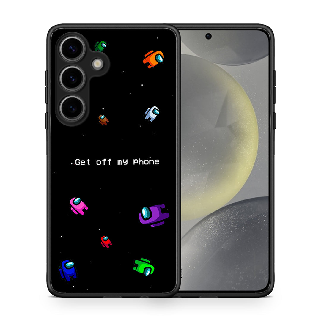 Θήκη Samsung Galaxy S25 AFK Text από τη Smartfits με σχέδιο στο πίσω μέρος και μαύρο περίβλημα | Samsung Galaxy S25 AFK Text case with colorful back and black bezels