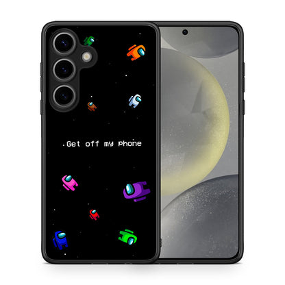 Θήκη Samsung Galaxy S25 AFK Text από τη Smartfits με σχέδιο στο πίσω μέρος και μαύρο περίβλημα | Samsung Galaxy S25 AFK Text case with colorful back and black bezels