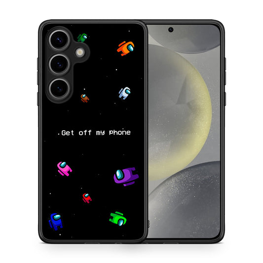 Θήκη Samsung Galaxy S25 AFK Text από τη Smartfits με σχέδιο στο πίσω μέρος και μαύρο περίβλημα | Samsung Galaxy S25 AFK Text case with colorful back and black bezels