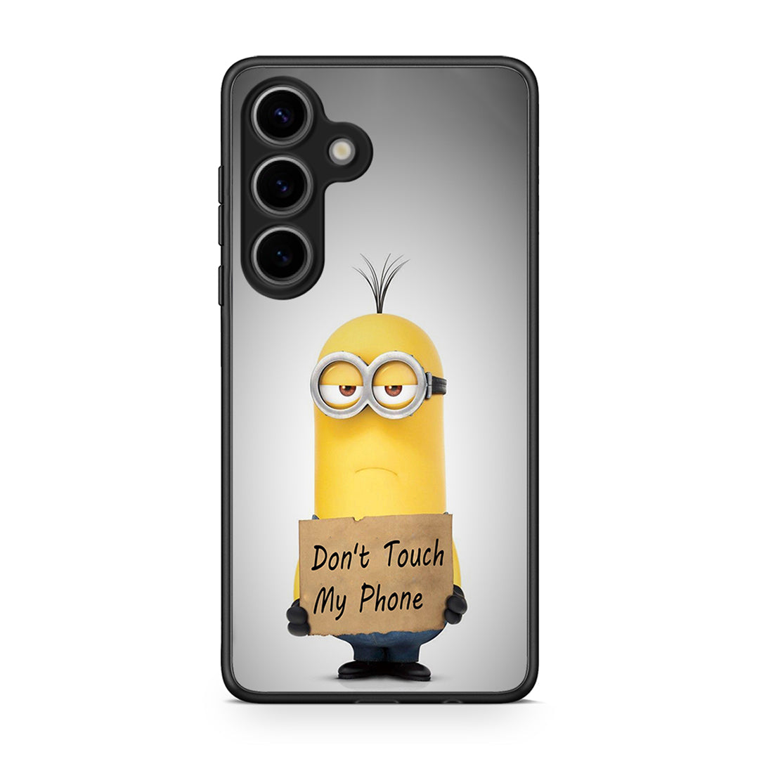 4 - Samsung Galaxy S25 Minion Text case, cover, bumper