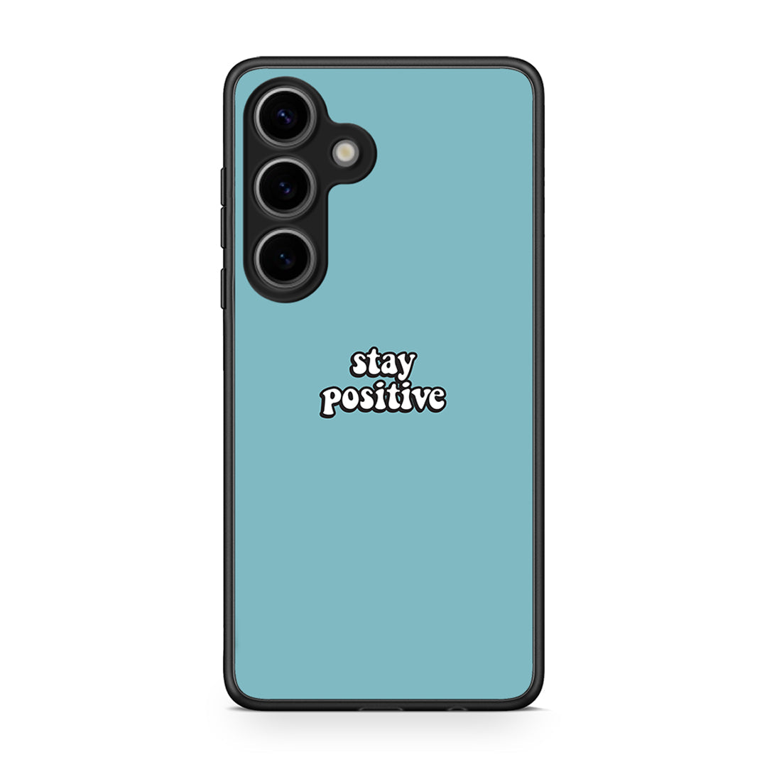 4 - Samsung Galaxy S25 Positive Text case, cover, bumper