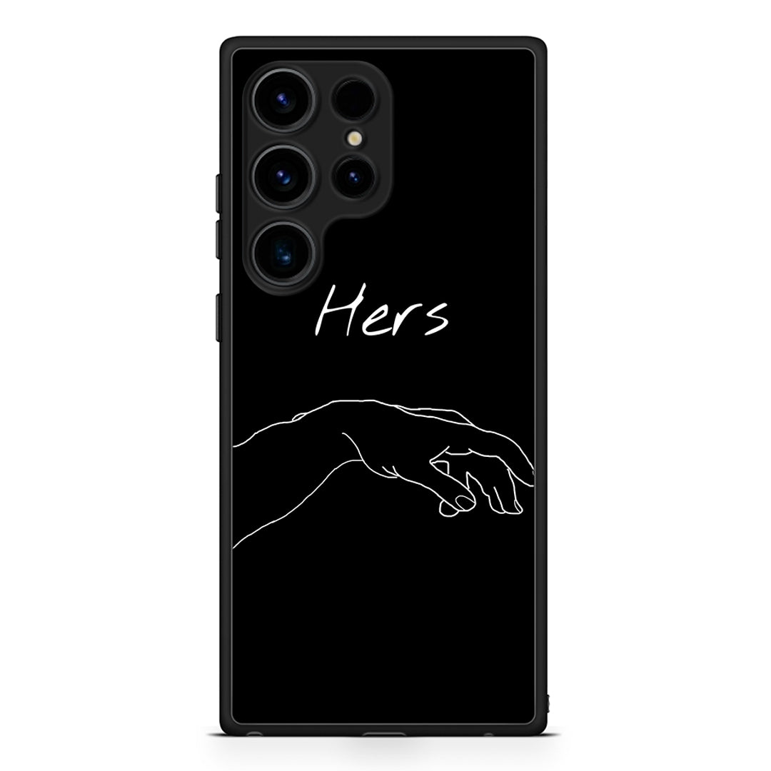 Samsung Galaxy S25 Ultra Aeshetic Love 1 Θήκη Αγίου Βαλεντίνου από τη Smartfits με σχέδιο στο πίσω μέρος και μαύρο περίβλημα | Smartphone case with colorful back and black bezels by Smartfits