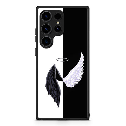 Samsung Galaxy S25 Ultra Angels Demons θήκη από τη Smartfits με σχέδιο στο πίσω μέρος και μαύρο περίβλημα | Smartphone case with colorful back and black bezels by Smartfits