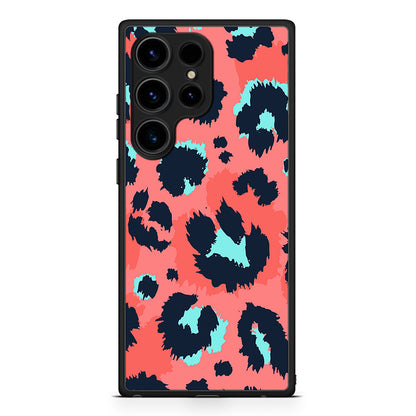 22 - Samsung Galaxy S25 Ultra Pink Leopard Animal case, cover, bumper