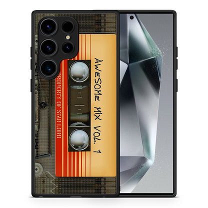 Θήκη Samsung Galaxy S25 Ultra Awesome Mix από τη Smartfits με σχέδιο στο πίσω μέρος και μαύρο περίβλημα | Samsung Galaxy S25 Ultra Awesome Mix case with colorful back and black bezels