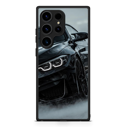 Samsung Galaxy S25 Ultra Black BMW θήκη από τη Smartfits με σχέδιο στο πίσω μέρος και μαύρο περίβλημα | Smartphone case with colorful back and black bezels by Smartfits