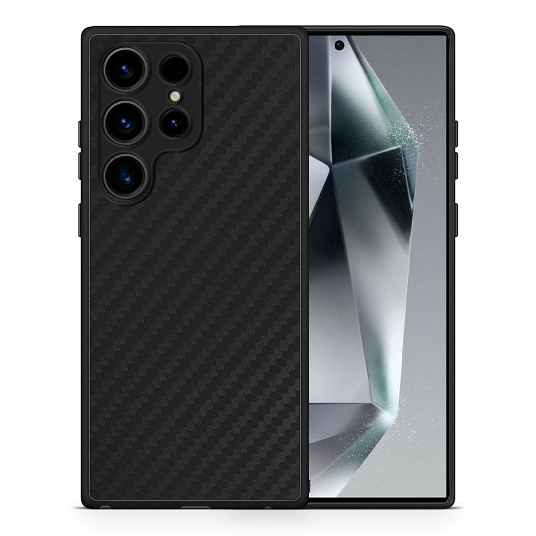 Θήκη Samsung Galaxy S25 Ultra Carbon Black από τη Smartfits με σχέδιο στο πίσω μέρος και μαύρο περίβλημα | Samsung Galaxy S25 Ultra Carbon Black case with colorful back and black bezels