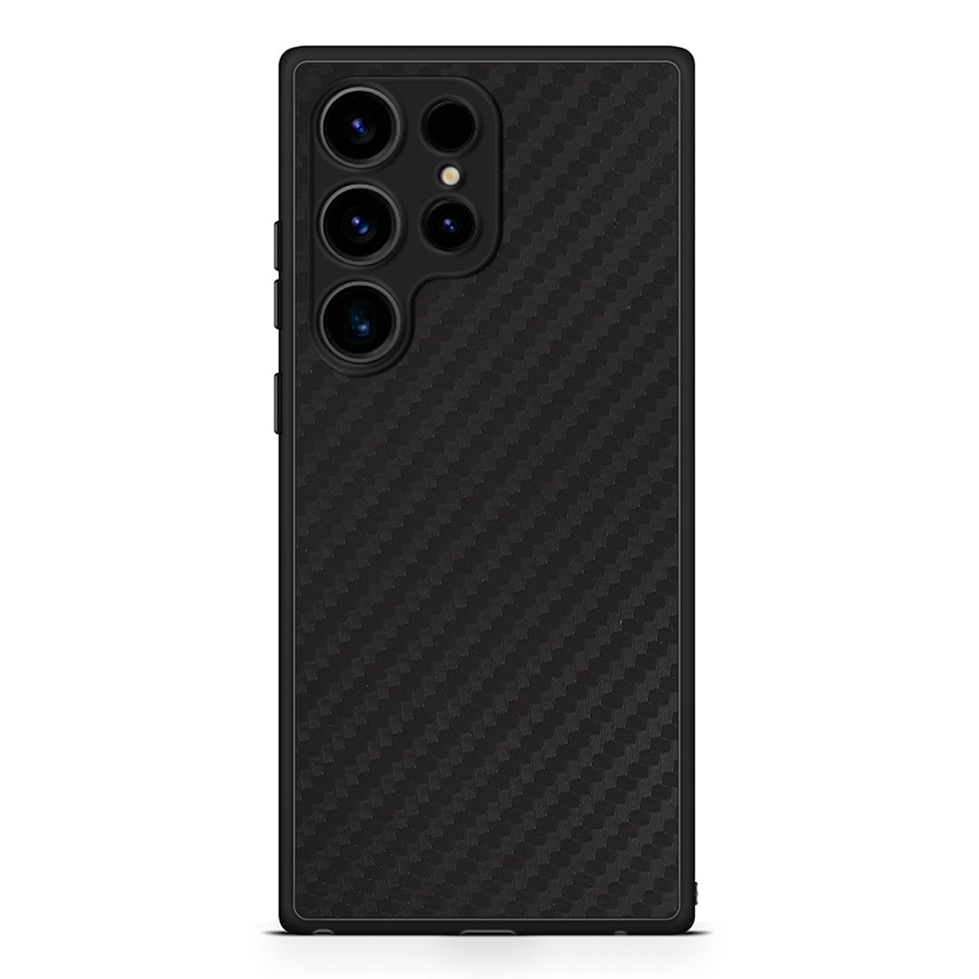 Samsung Galaxy S25 Ultra Carbon Black θήκη από τη Smartfits με σχέδιο στο πίσω μέρος και μαύρο περίβλημα | Smartphone case with colorful back and black bezels by Smartfits