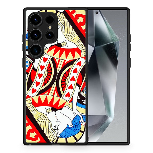 Θήκη Samsung Galaxy S25 Ultra Card Love από τη Smartfits με σχέδιο στο πίσω μέρος και μαύρο περίβλημα | Samsung Galaxy S25 Ultra Card Love case with colorful back and black bezels