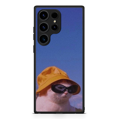 Samsung Galaxy S25 Ultra Cat Diva θήκη από τη Smartfits με σχέδιο στο πίσω μέρος και μαύρο περίβλημα | Smartphone case with colorful back and black bezels by Smartfits